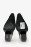 Paco Rabanne Black Leather Western Boots Size 38