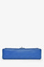 Pre-Loved Chanel™ 2016 Cobalt Blue Lambskin Medium Double Flap Shoulder Bag SHW