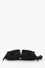 Gucci Black Canvas Web Strap Belt Bag