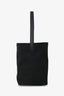 The Row Black Canvas/Leather 'N/S Park' Medium Tote Bag
