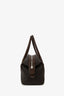 The Row Dark Brown Calf Leather 'Ewa' Leather Top Handle Bag