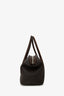 The Row Dark Brown Calf Leather 'Ewa' Leather Top Handle Bag