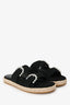 Stuart Weitzman Black Suede 'Tomi' Pearl Espadrilles Size 8.5