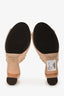 Jimmy Choo Metallic Rose Gold Studded 'Myla' Mules Size 38