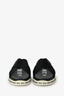 Miu Miu Black Leather Nylon Tech Rubber Logo Sandals Size 37.5
