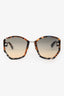 Christian Dior Tortoise Shell 'DiorAddict2' Geometric Sunglasses