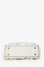 Christian Dior 2017 White Beaded Fringe Mini Lady Dior