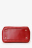 Pre-Loved Chanel™ 2017-18 Red Quilted Lambskin Trendy CC Bowling Bag