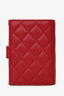 Pre-Loved Chanel™ Red Caviar Passport Holder
