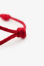 Cartier 18k Tri Tone Gold Trinity Red SilkCord Bracelet