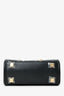 Fendi Black FF Embossed Leather Mini Sunshine Shopper Tote