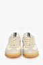 Maison Margiela MM6 Beige Suede/Leather Sneakers Size 35.5
