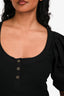 Ulla Johnson Black Cotton Puffy Short Sleeves Size XS
