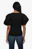 Ulla Johnson Black Cotton Puffy Short Sleeves Size XS