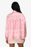 Maje Pink/Cream Paisley Print Blouse Size 2