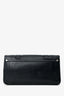 Proenza Schouler Black/White Leather Geometric Print Clutch