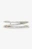 Tiffany & Co. Sterling SIlver Zig Zag Open Weave Bangle