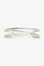 Tiffany & Co. Sterling SIlver Zig Zag Open Weave Bangle