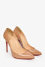 Christian Louboutin Beige 'So Kate' Heels Size 38.5