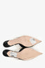 Valentino Black Leather VLogo Kitten Heels Size 42