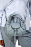 Fendi Blue Leather Mini Spy Top Handle Bag