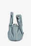 Fendi Blue Leather Mini Spy Top Handle Bag