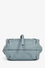 Fendi Blue Leather Mini Spy Top Handle Bag