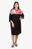 Dries Van Noten Multicolour Floral Print Button Down Shirt Dress Size M