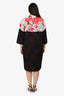 Dries Van Noten Multicolour Floral Print Button Down Shirt Dress Size M