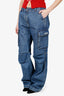 Coperni Blue Denim Cargo Jeans Size XS