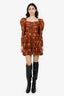Ulla Johnson Brown Naiya Tiered Ruffle Dress Size 4