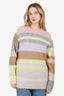Acne Studios Multicolour Wool/Mohair Striped Knit Sweater Size S