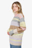 Acne Studios Multicolour Wool/Mohair Striped Knit Sweater Size S