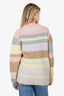 Acne Studios Multicolour Wool/Mohair Striped Knit Sweater Size S