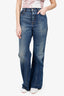 Loewe Blue Denim Flared Jeans 'Altered' Size 40
