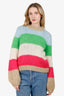 Ganni Multicolour Mohair/Wool Knit Sweater Size S