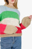 Ganni Multicolour Mohair/Wool Knit Sweater Size S