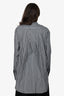 MM6 Maison Margiela Grey/White Striped Belted Shirt Size 40