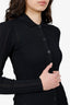 Samsøe & Samsøe Black Ribbed Knit Cardigan Size S