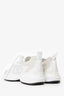 Valentino White VLOGO Shegoes Mesh And Suede Sneakers Size 39