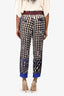 Forte Forte Blue/Beige Straight Leg Pants Size 0