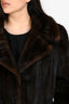 Brown Vintage Mink Long Coat Est. Size M