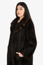 Brown Vintage Mink Long Coat Est. Size M