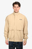 We11done Beige Nylon Light Padded Zip Up Windbreaker Size XL