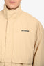 We11done Beige Nylon Light Padded Zip Up Windbreaker Size XL