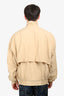We11done Beige Nylon Light Padded Zip Up Windbreaker Size XL