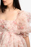 Selkie Ivory Floral Puff Max Dress Size XL
