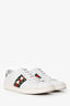 Gucci White Leather Pearl Studded Ace Sneaker Size 38