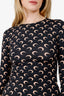 Marine Serre Black Crescent Moon Top Size S