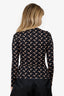 Marine Serre Black Crescent Moon Top Size S
